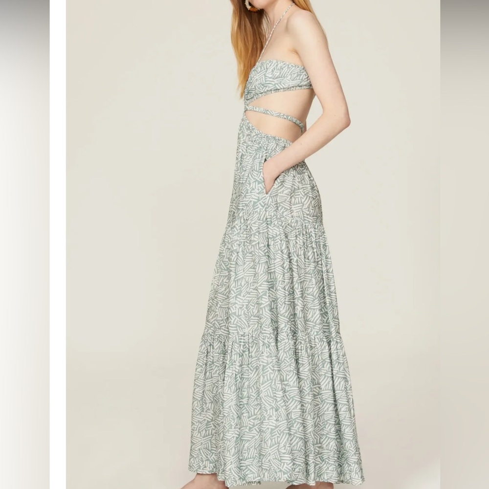 Jonathan simkhai size small laurel palm leaf maxi dress